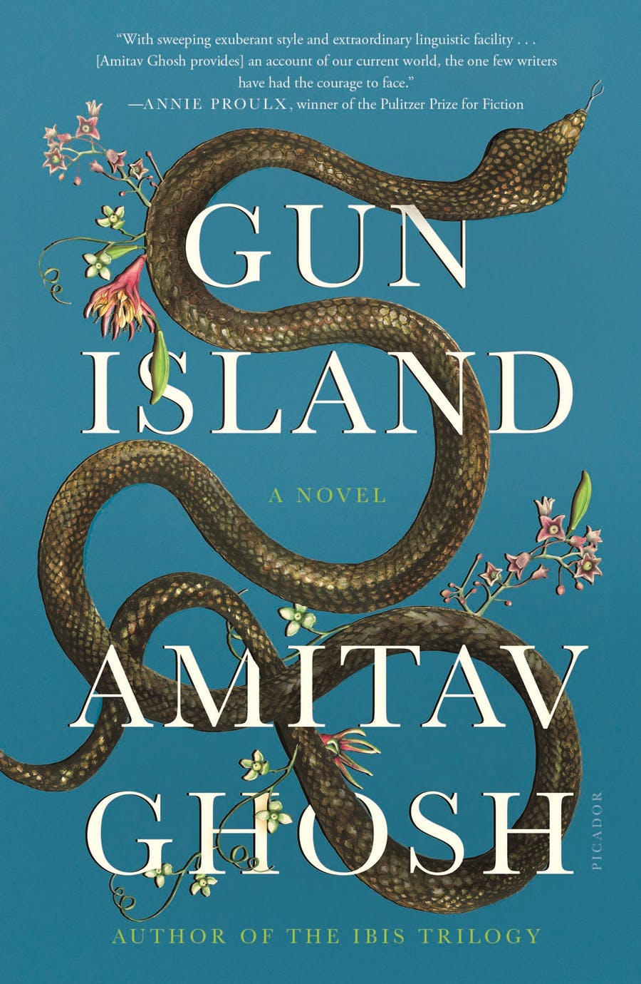 Book cover of Gun Island by Amitav Ghosh (Macmillan Publishers)